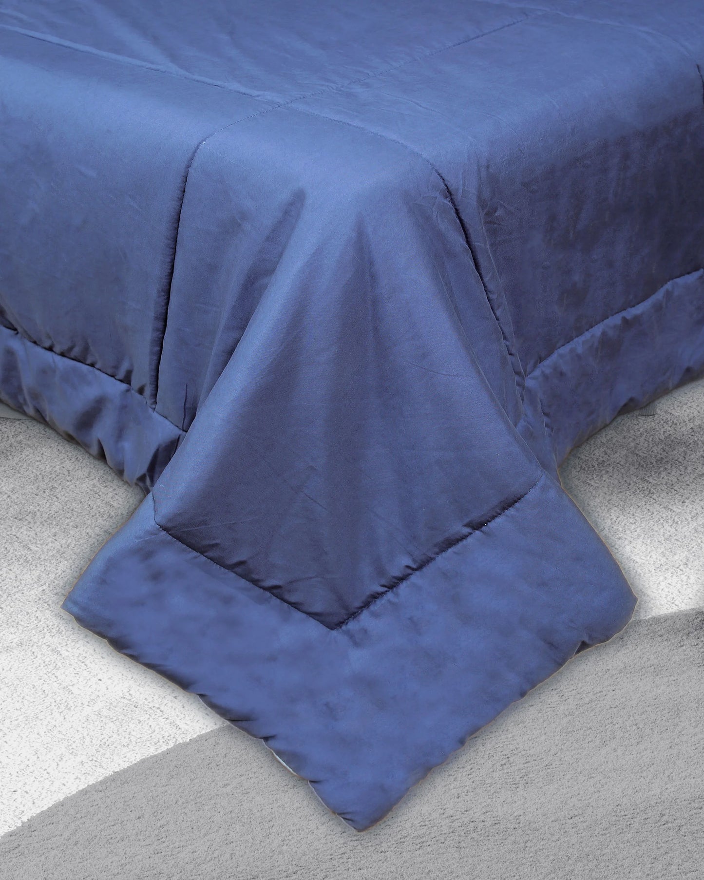 Amelia Reversible Comforter & AC Quilt | BlueBerry & Lavender | Box Design
