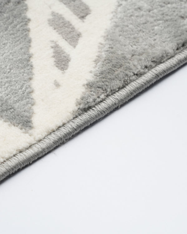 Mystic Grey Geometric Carpet