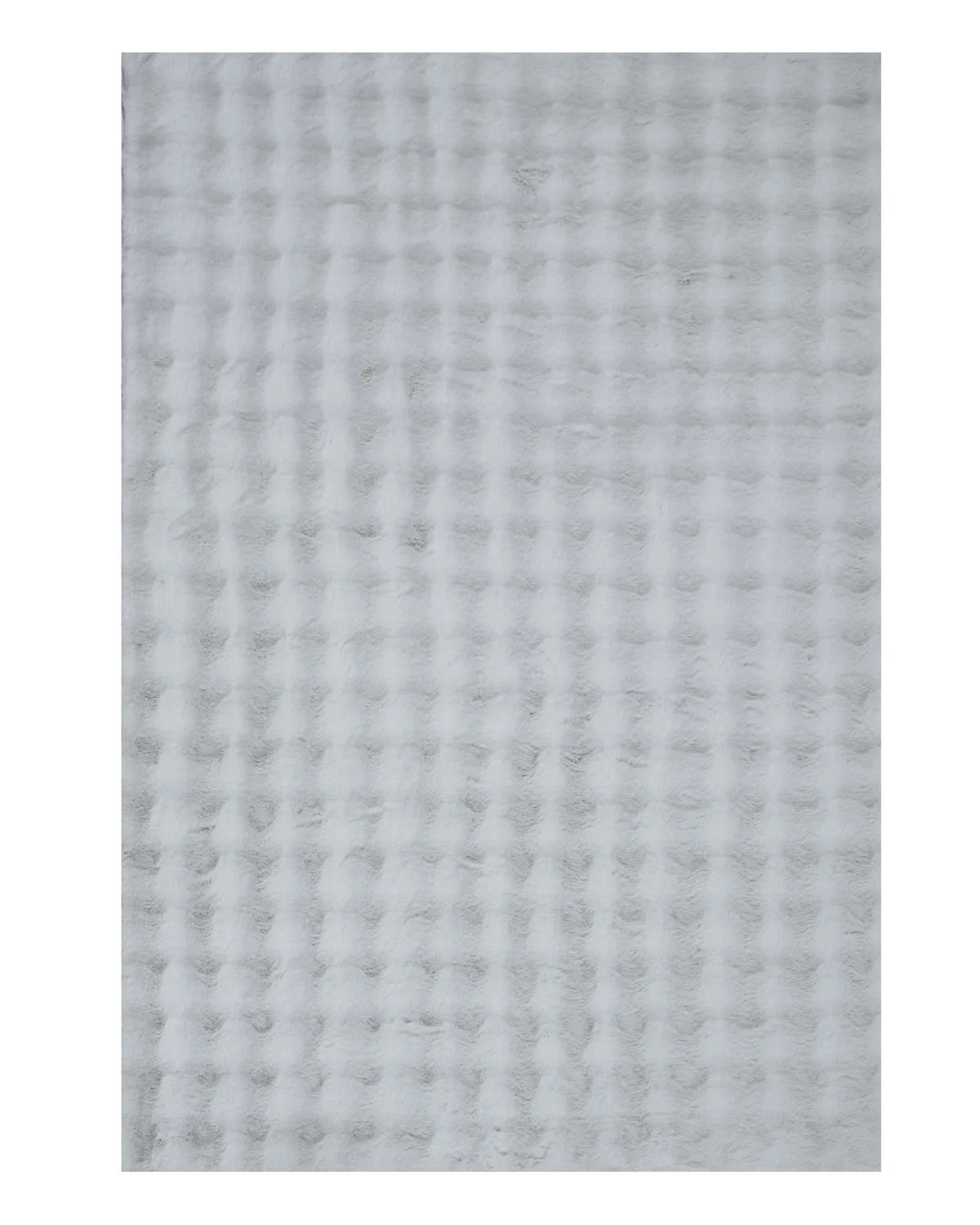 Furry Bubble Carpet | Grey