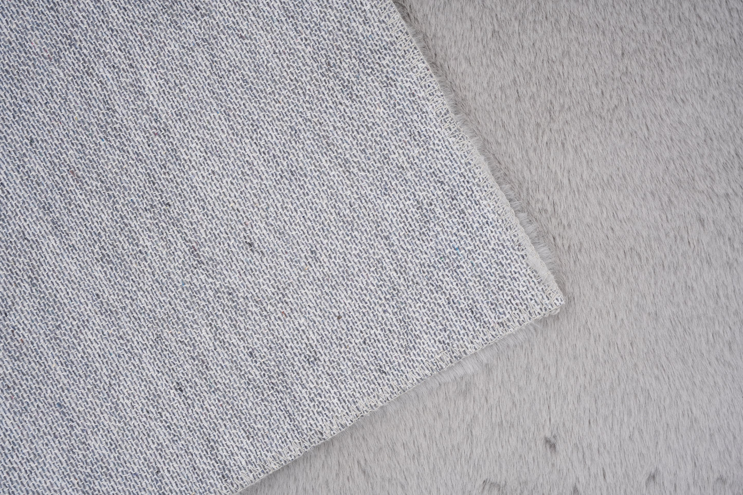 SoftScape LtGrey Rabbit fur Runner