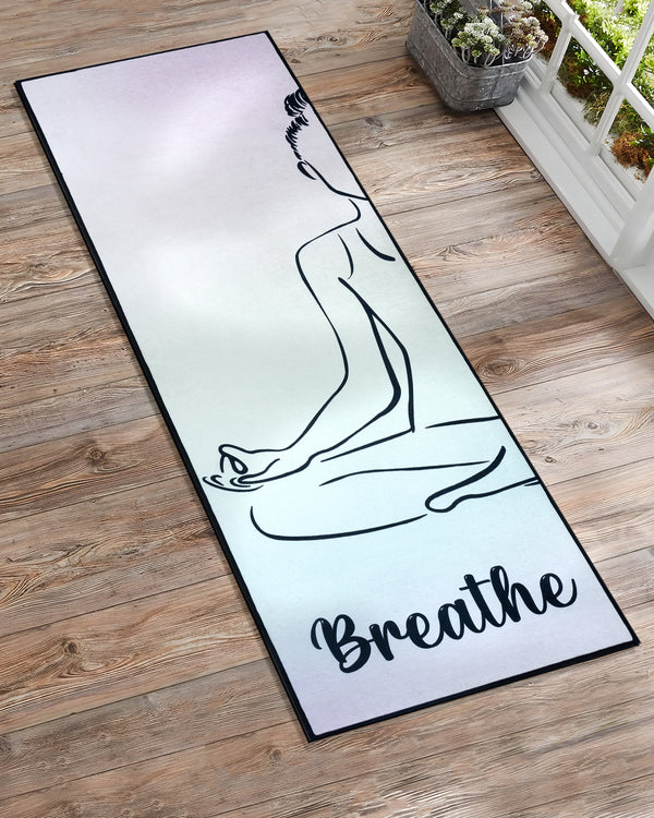 8mm Breathe Blue Yoga Mat Online | Grhamoy
