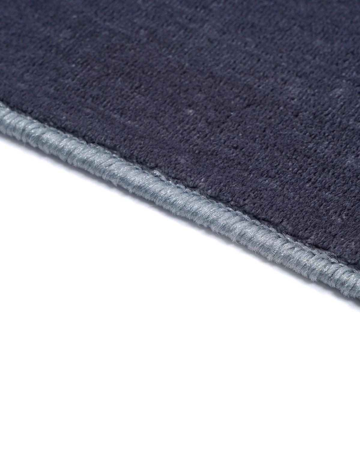Silvora Rug | Grey, Blue, Maroon