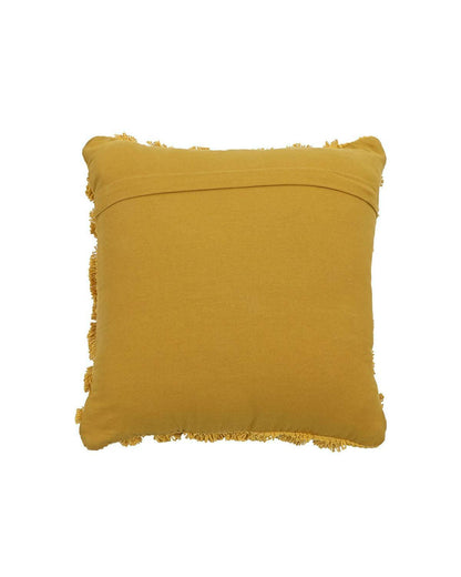16x16 Inch Shae-Yellow Reversible Cushion Covers
