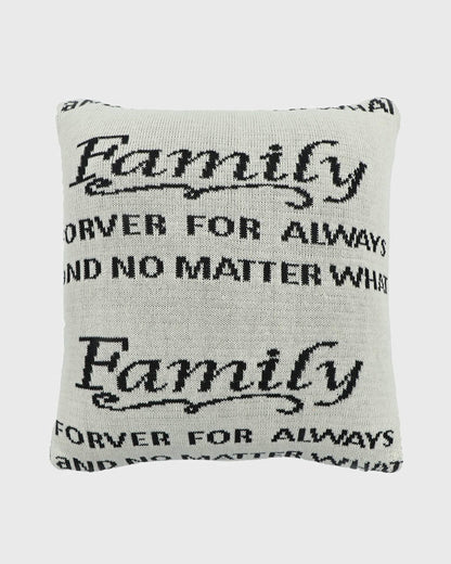16x16 Inch Reversible Family Cushion Covers | Set Of 2