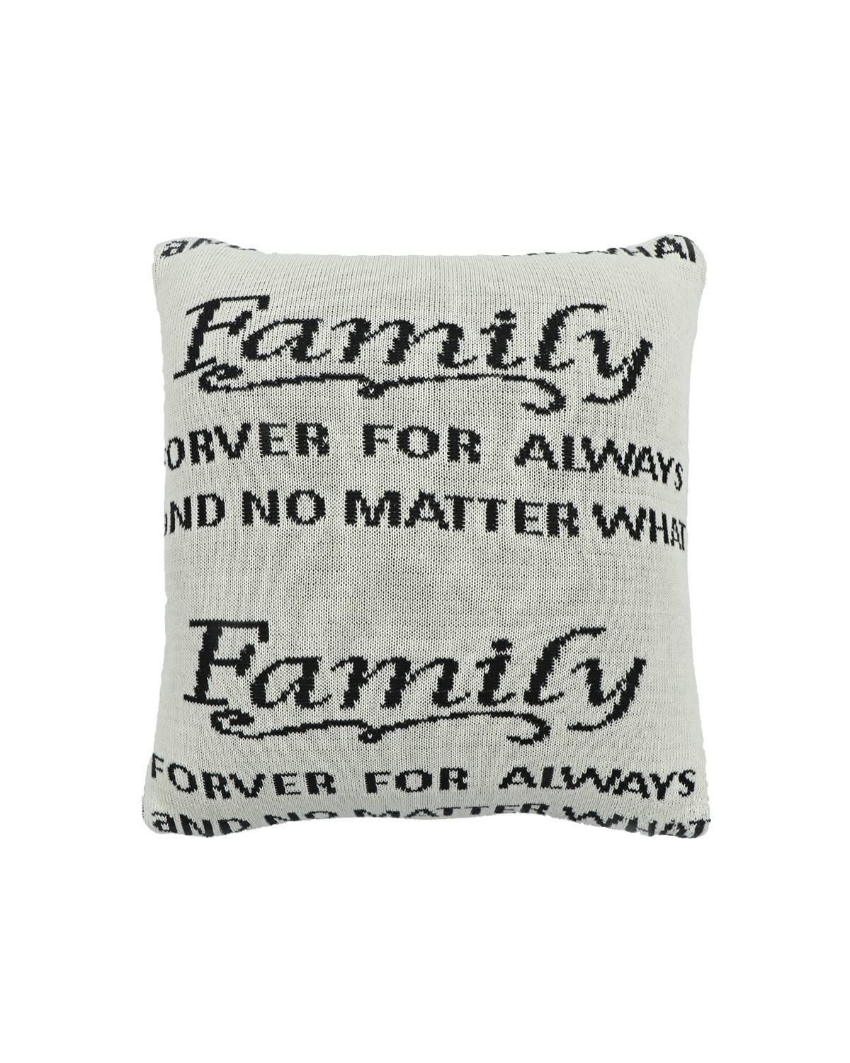 16x16 Inch Reversible Family Cushion Covers | Set Of 2