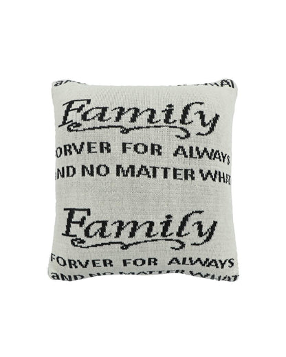 16x16 Inch Reversible Family Cushion Covers | Set Of 2