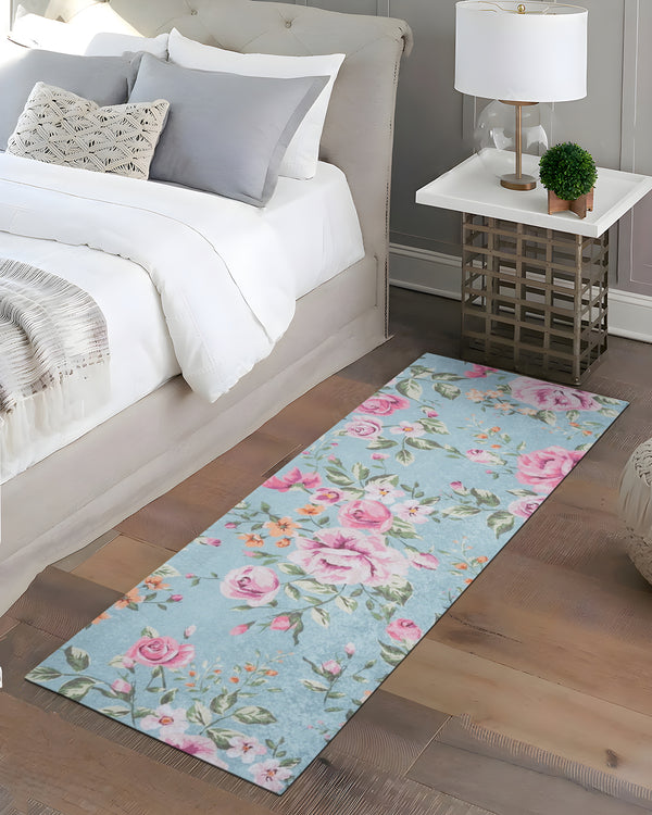 Digital Printed Polyester Rectangle Bed-side Runner