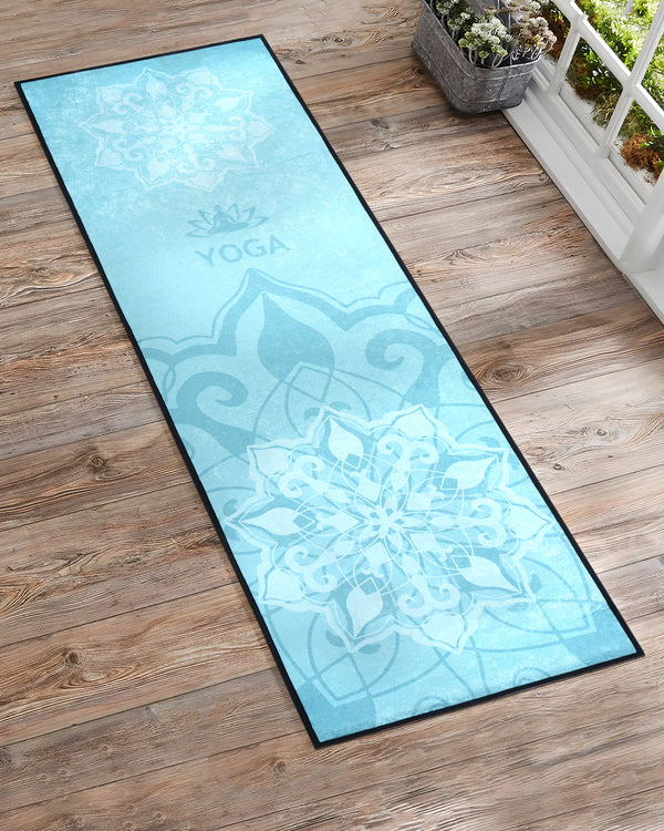 Blue Mandala Yoga Mat Online | Grhamoy