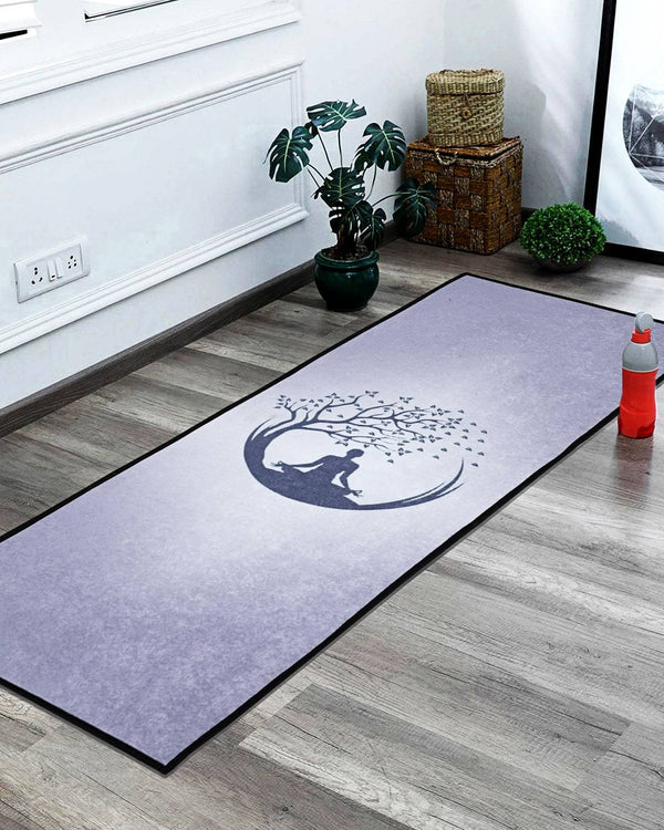 8mm Peace And Calm Purple Yoga Mat Online | Grhamoy